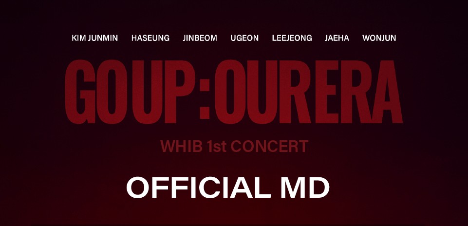2026 WHIB 1st CONCERT 【GO UP : Our era】 in JAPAN オフィシャルグッズ 販売決定